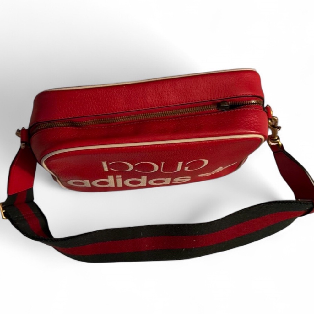 Adidas Red and Gold Logo Bag - Picture 2 of 4